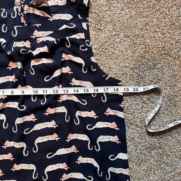 Loft Outlet Leopard Women's Tank.  Size Medium - Picture 4 of 6